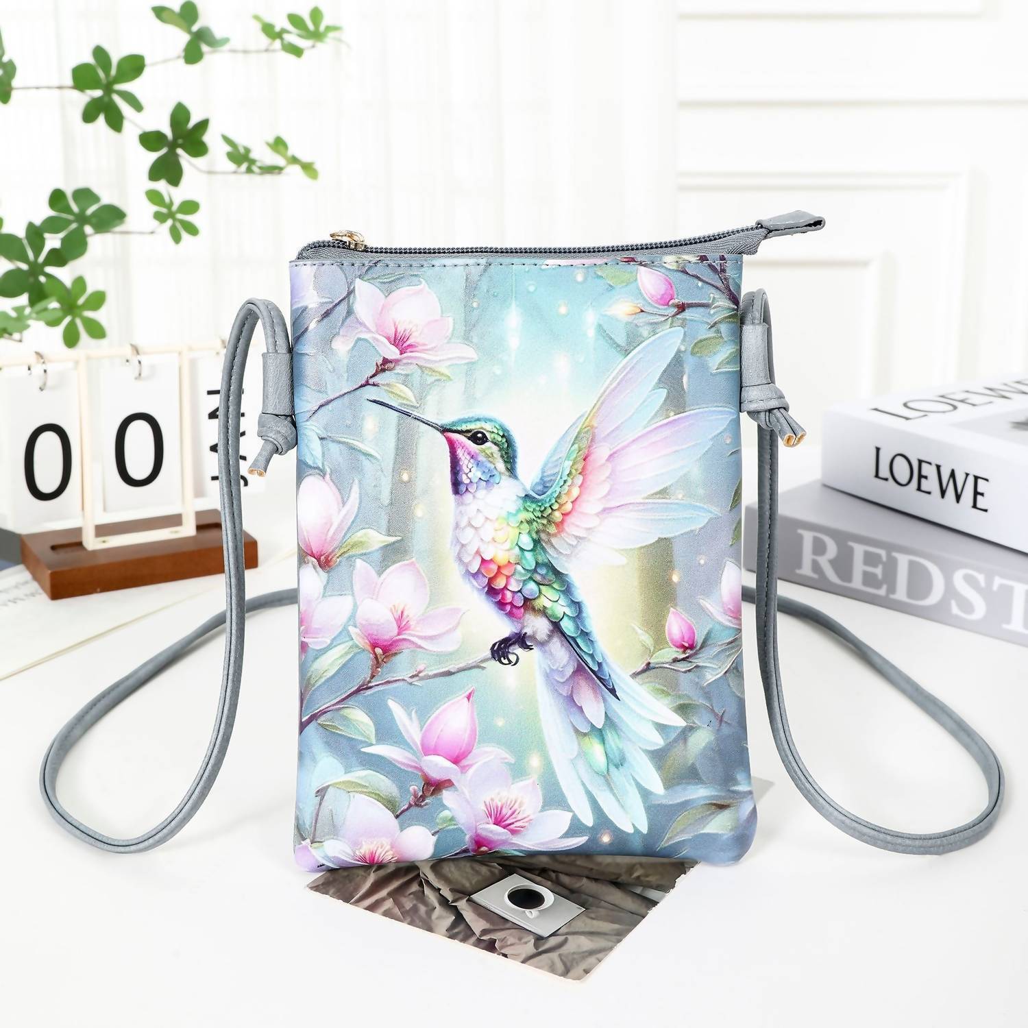 New Shine Mark Accessories Womens Whispering Wings Crossbody Cell Phone Bag In